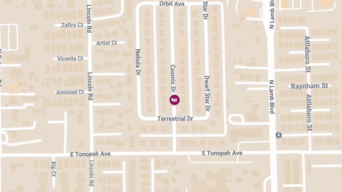 Injuries Reported in Collision on Cosmic Dr