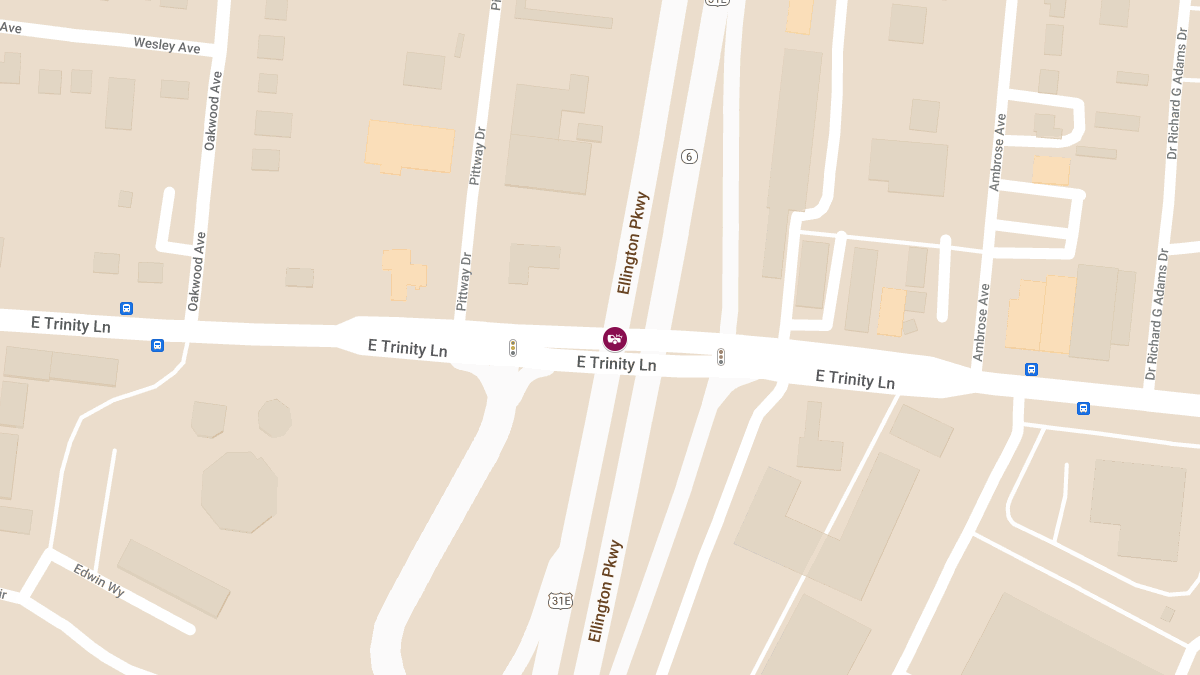 Injuries Reported in Collision on E Trinity Ln & Ellington Pkwy N
