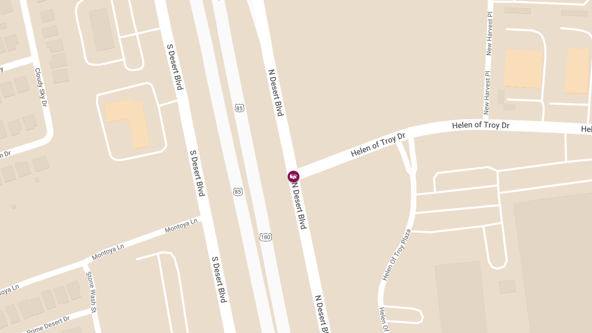 Injuries Reported in Collision on Helen of Troy Dr at North Desert Blvd