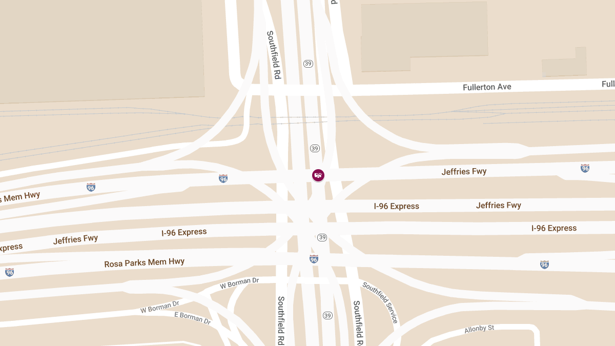 Injuries Reported in Collision on I-96E at M-39N in Grandale