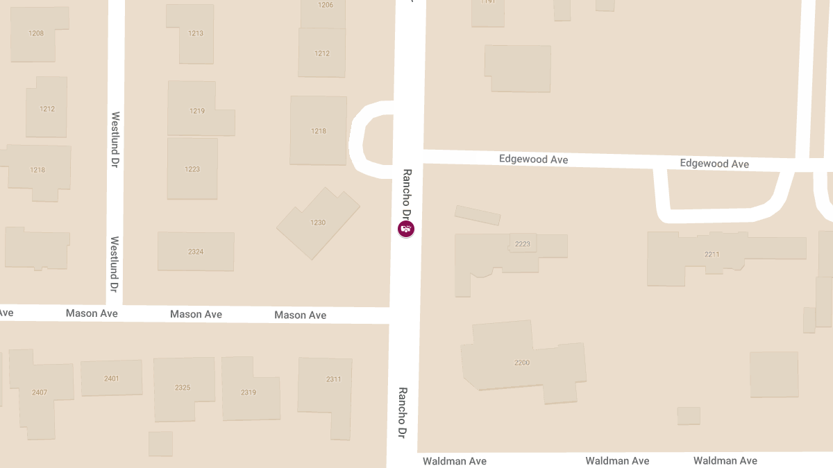 Injuries Reported in Collision on S Rancho Dr
