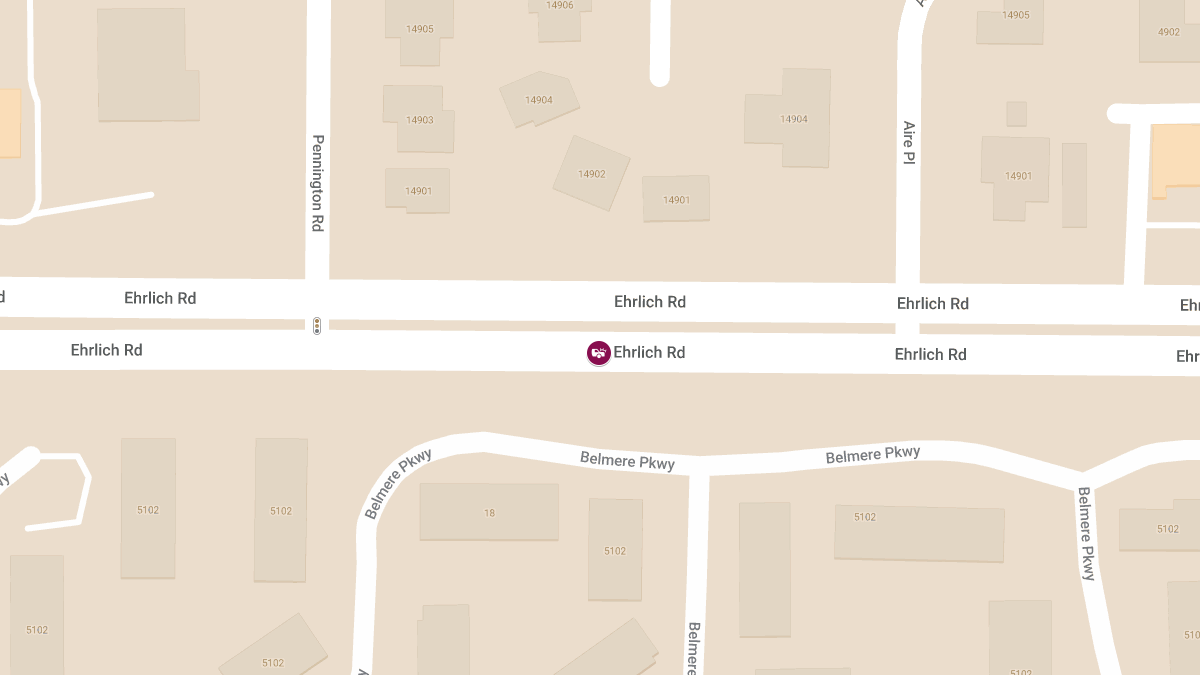 Injuries Reported in Crash and Roadblock on Ehrlich Rd