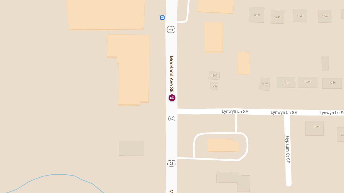 Injuries Reported in Crash at 1211 Moreland Ave SE