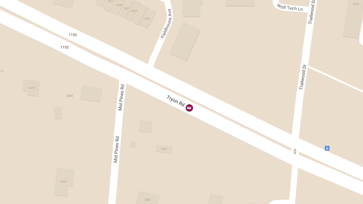 Injuries Reported in Crash at 3428 Tryon Rd