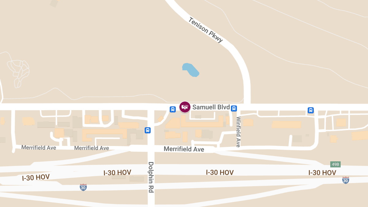 Injuries Reported in Crash at 3500 Samuell Blvd