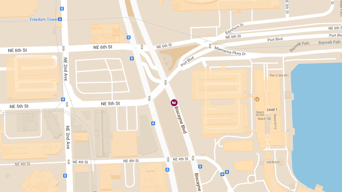 Injuries Reported in Crash at 501 Biscayne Blvd