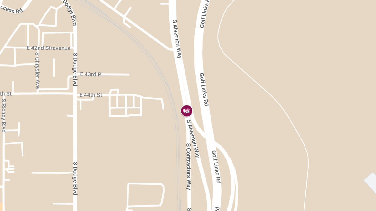 Injuries Reported in Crash at Alvernon Way & Contractors Way