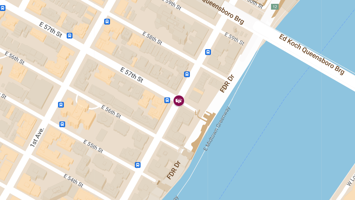 Injuries Reported in Crash at E 57th St & Sutton Pl S