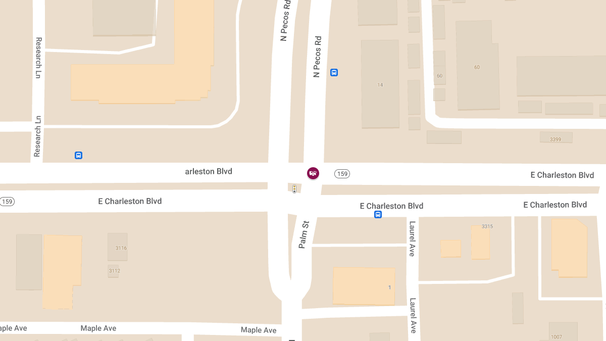 Injuries Reported in Crash at E Charleston Blvd & N Pecos Rd