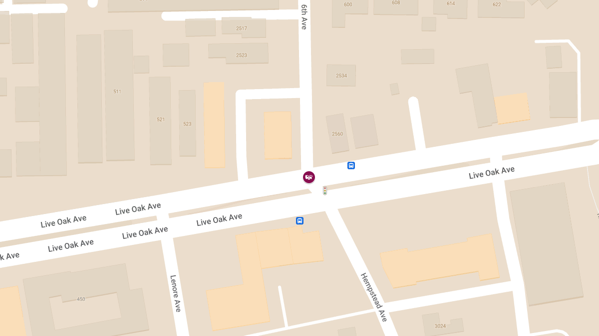 Injuries Reported in Crash at E Live Oak Ave & S 6th Ave