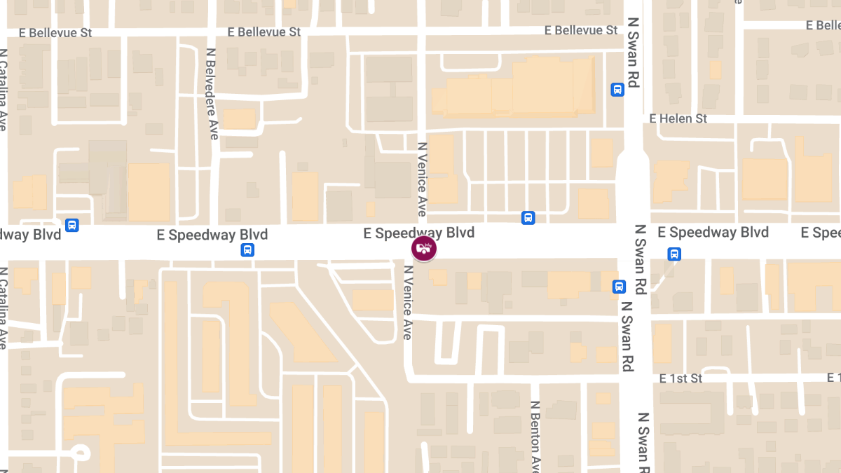Injuries Reported in Crash at E Speedway Blvd & N Venice Ave
