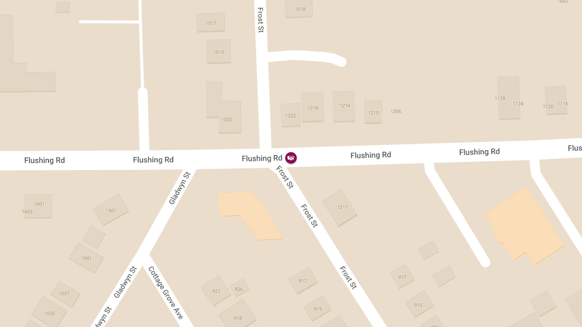 Injuries Reported in Crash at Flushing Rd & Frost St