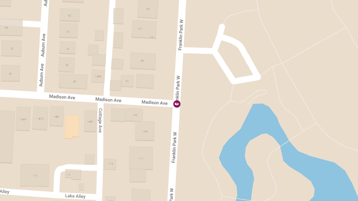 Injuries Reported in Crash at Franklin Park W & Madison Ave