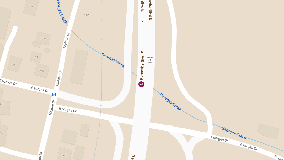 Injuries Reported in Crash at Malden Exit WB & Kanawha Blvd E