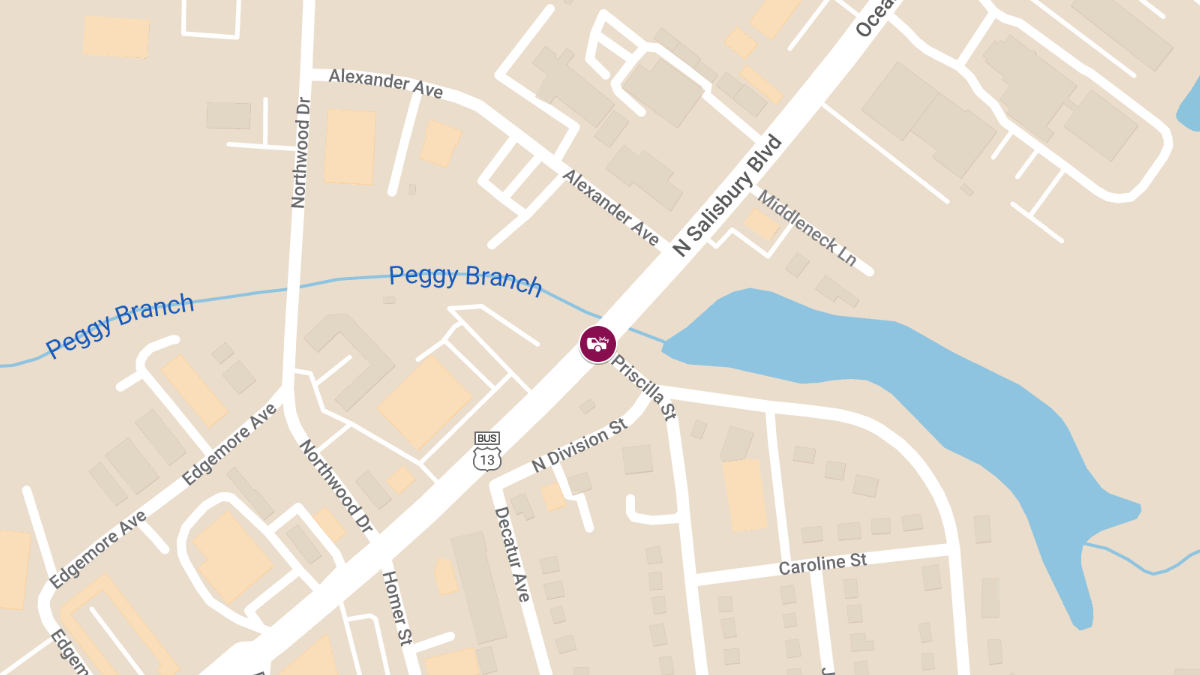Injuries Reported in Crash at N. Salisbury Blvd & Priscilla St