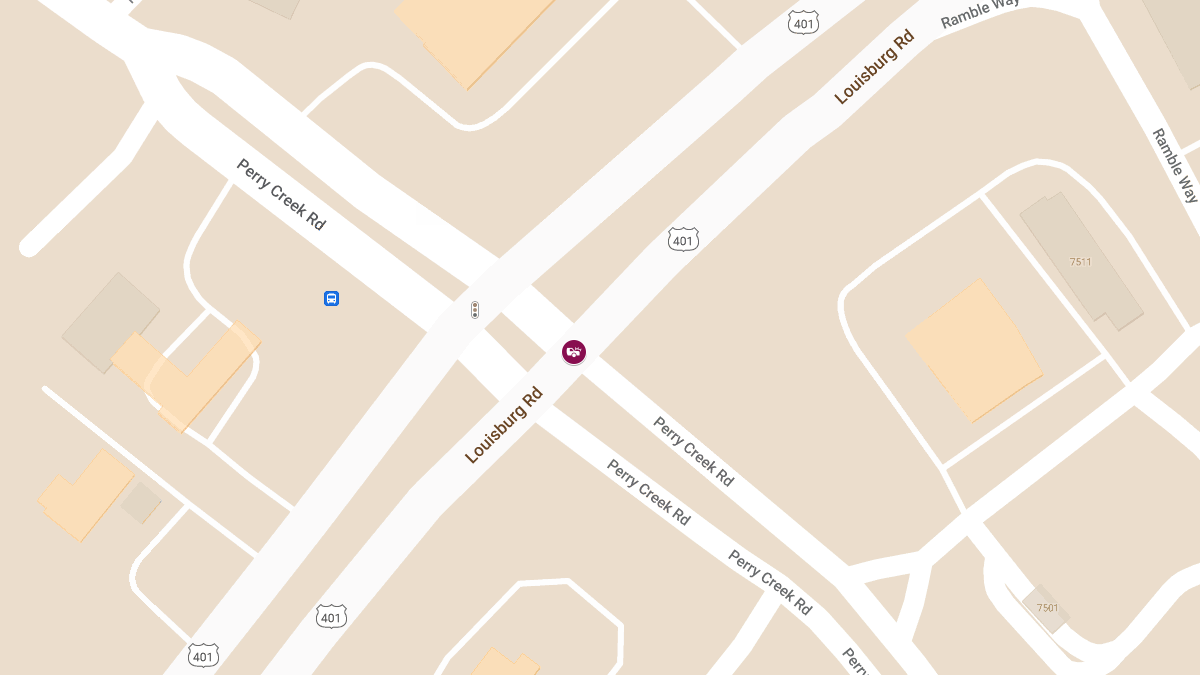 Injuries Reported in Crash at Perry Creek Rd & Louisburg Rd