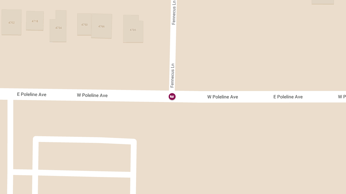 Injuries Reported in Crash at Poleline & Fennecus Ln