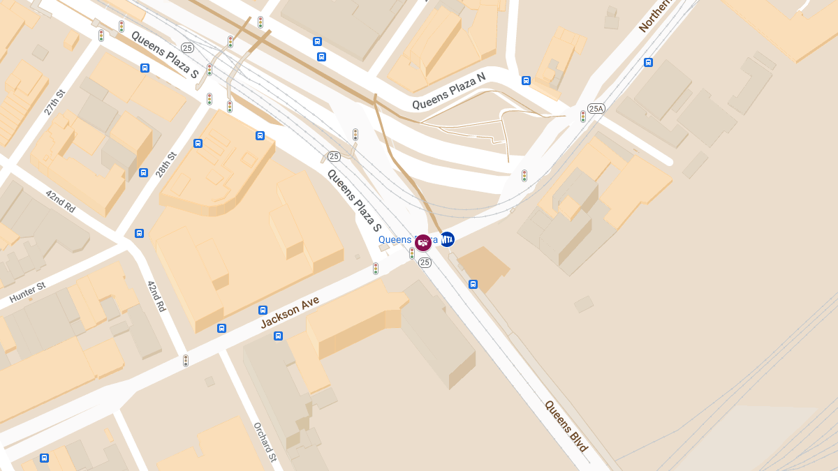 Injuries Reported in Crash at Queens Plaza N & Queens Blvd