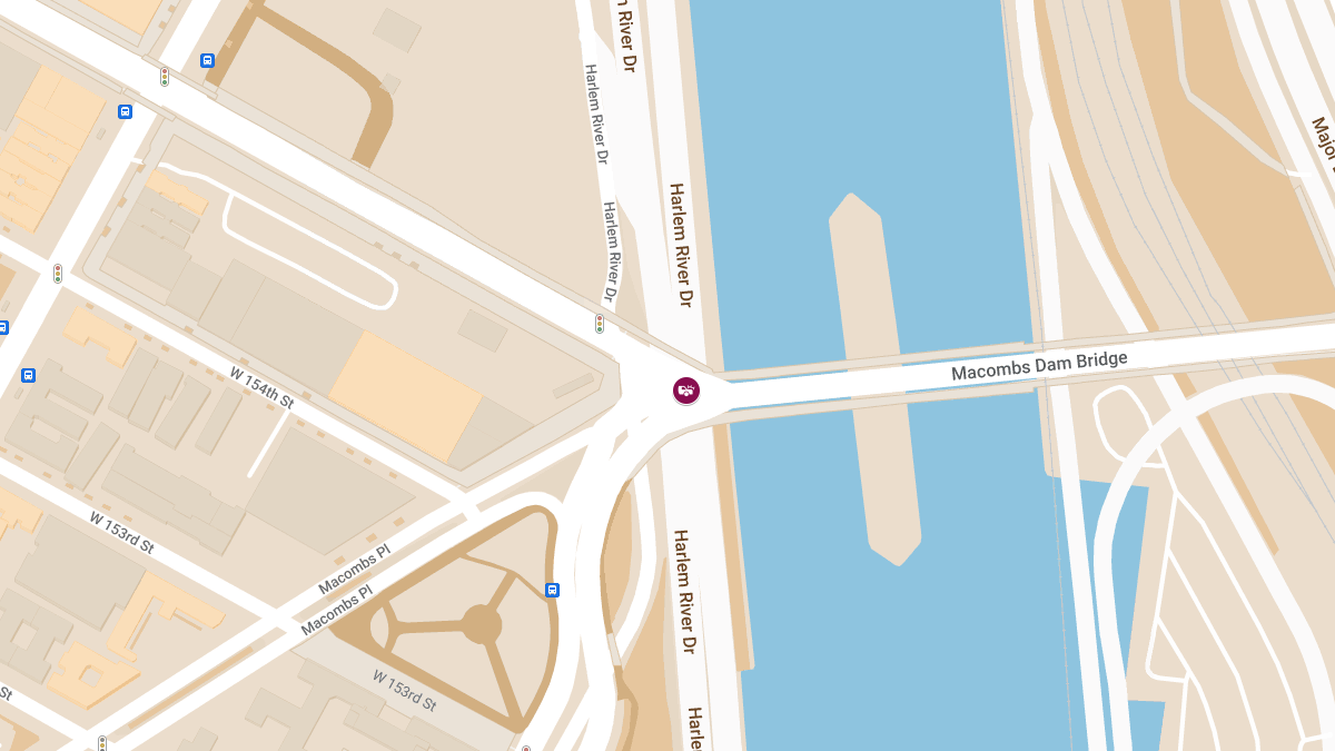 Injuries Reported in Crash at W 155th St & Harlem River Dr