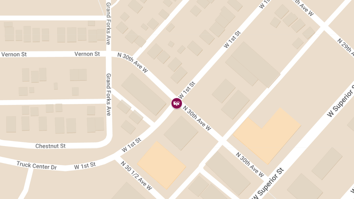 Injuries Reported in Crash at W 1st St & 30th Blvd W