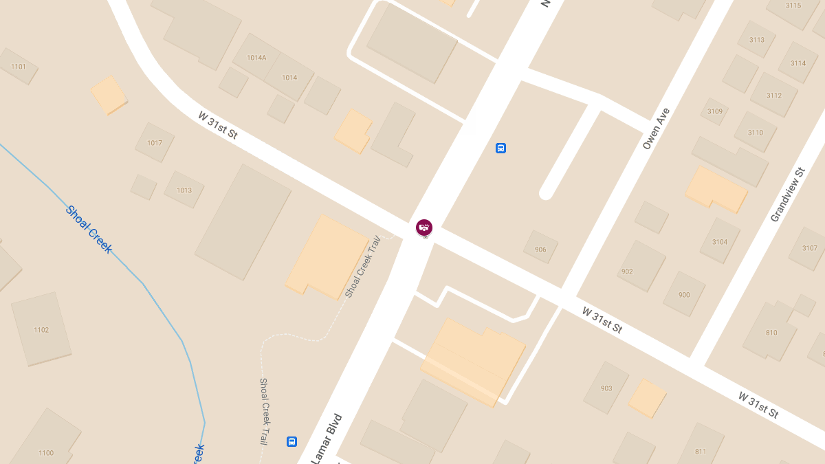 Injuries Reported in Crash at W 31st St & N Lamar Blvd