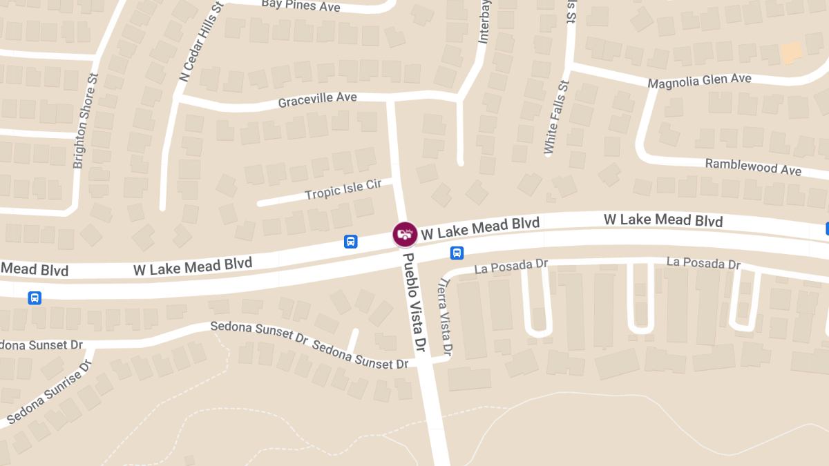 Injuries Reported in Crash at W Lake Mead Blvd & Pueblo Vista Dr