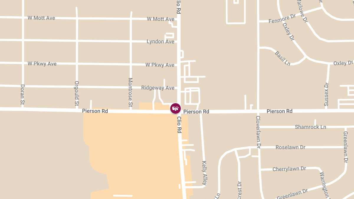Injuries Reported in Crash at W Pierson Rd & Clio Rd