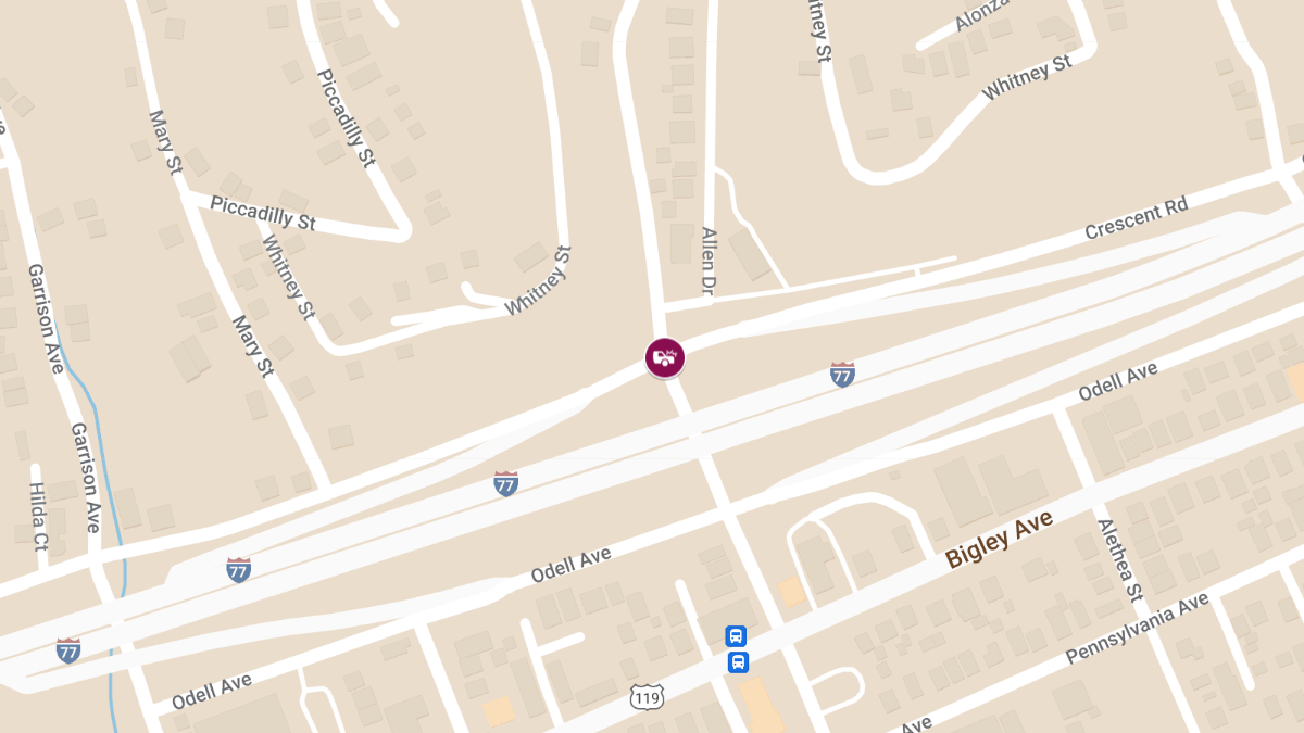 Injuries Reported in Crash at Westmoreland Rd & Crescent Rd