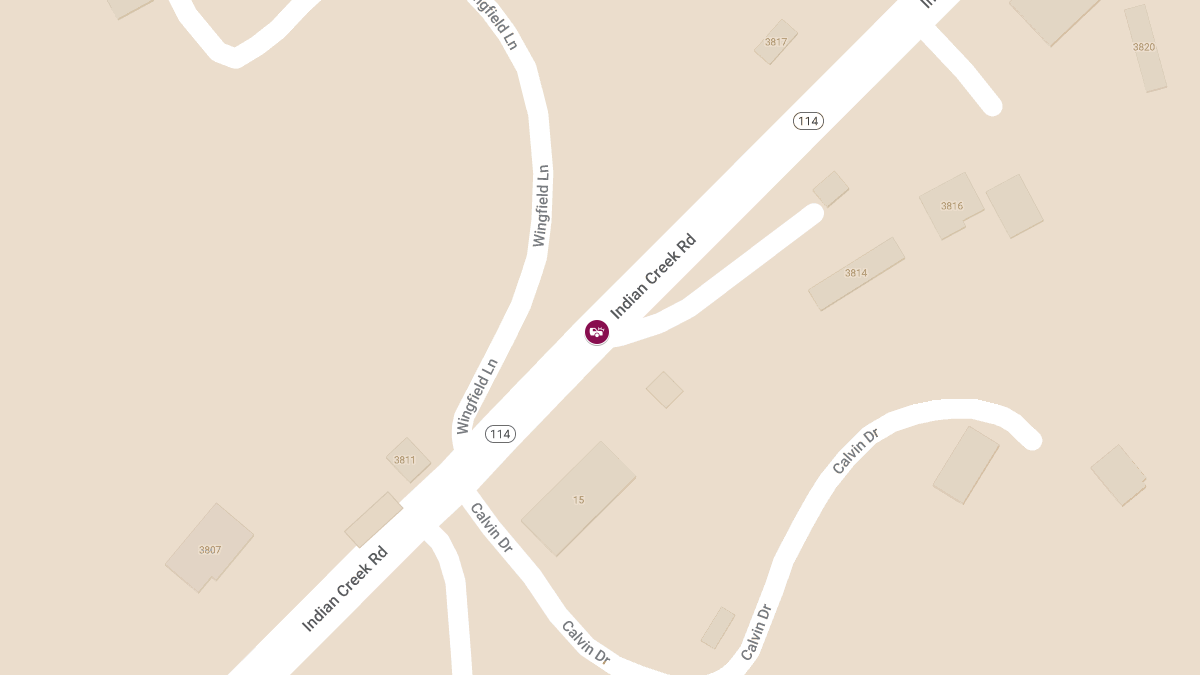 Injuries Reported in Crash on 3818 Indian Creek Rd