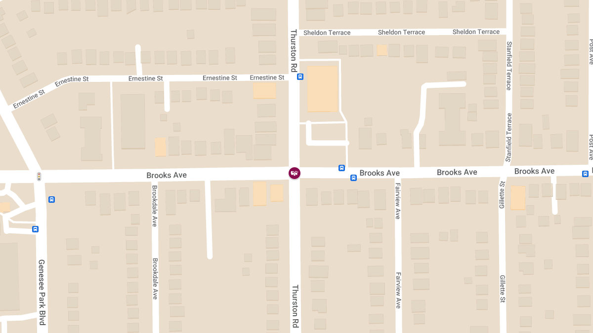 Injuries Reported in Crash on Brooks Ave at Thurston Rd