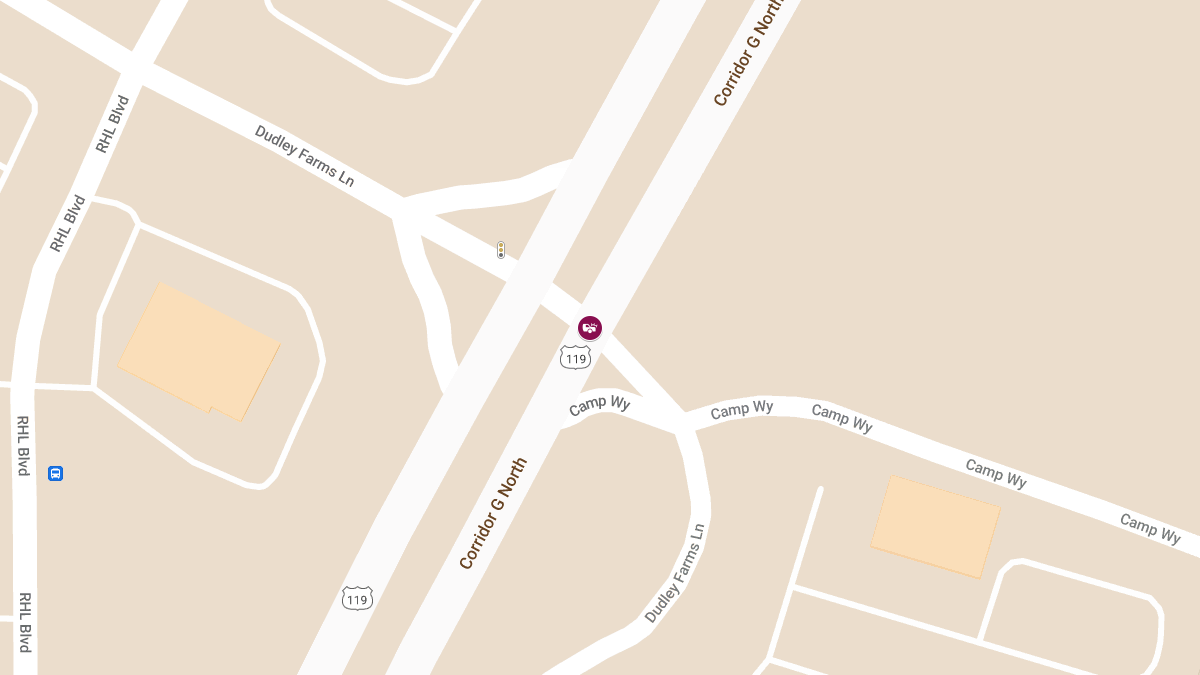Injuries Reported in Crash on Corridor G at Dudley Farms Turning Lane
