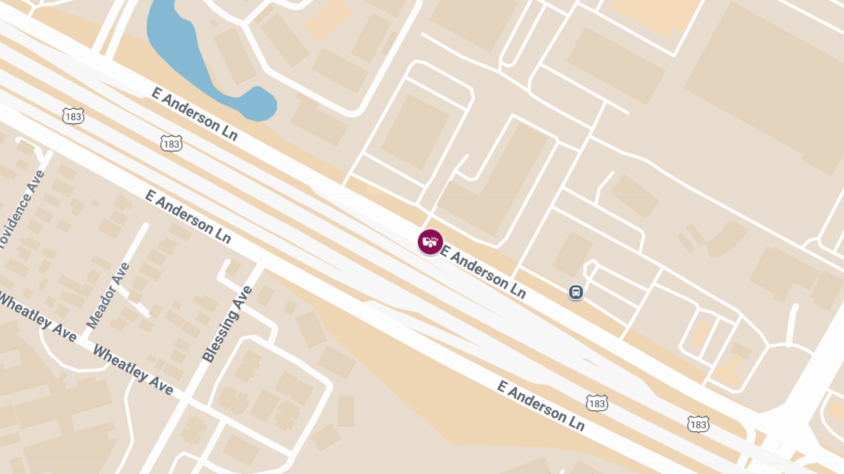 Injuries Reported in Crash on E Anderson Ln Svrd