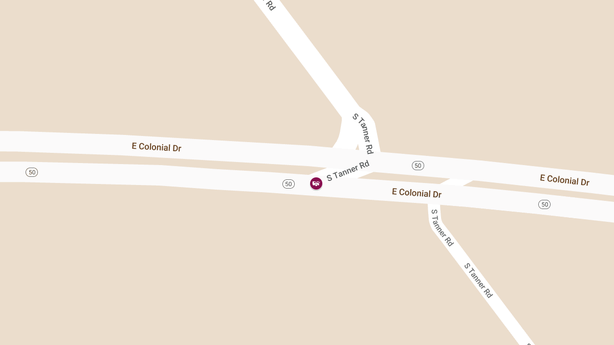 Injuries Reported in Crash on E Colonial Dr & Tanner Rd S
