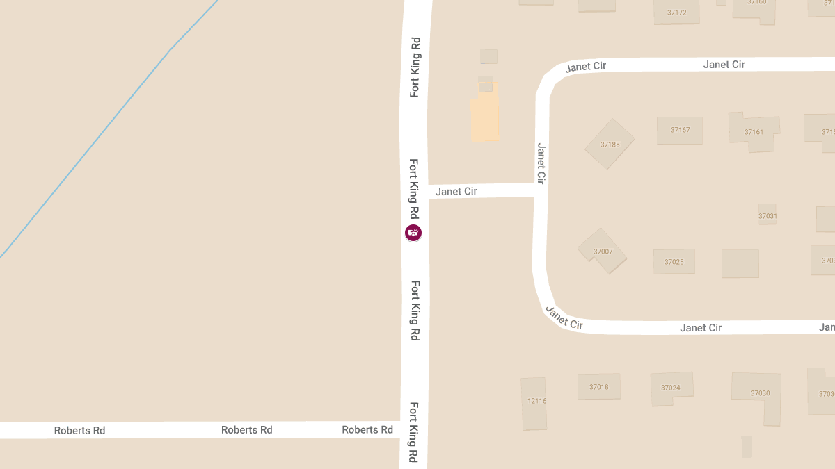 Injuries Reported in Crash on Fort King Rd