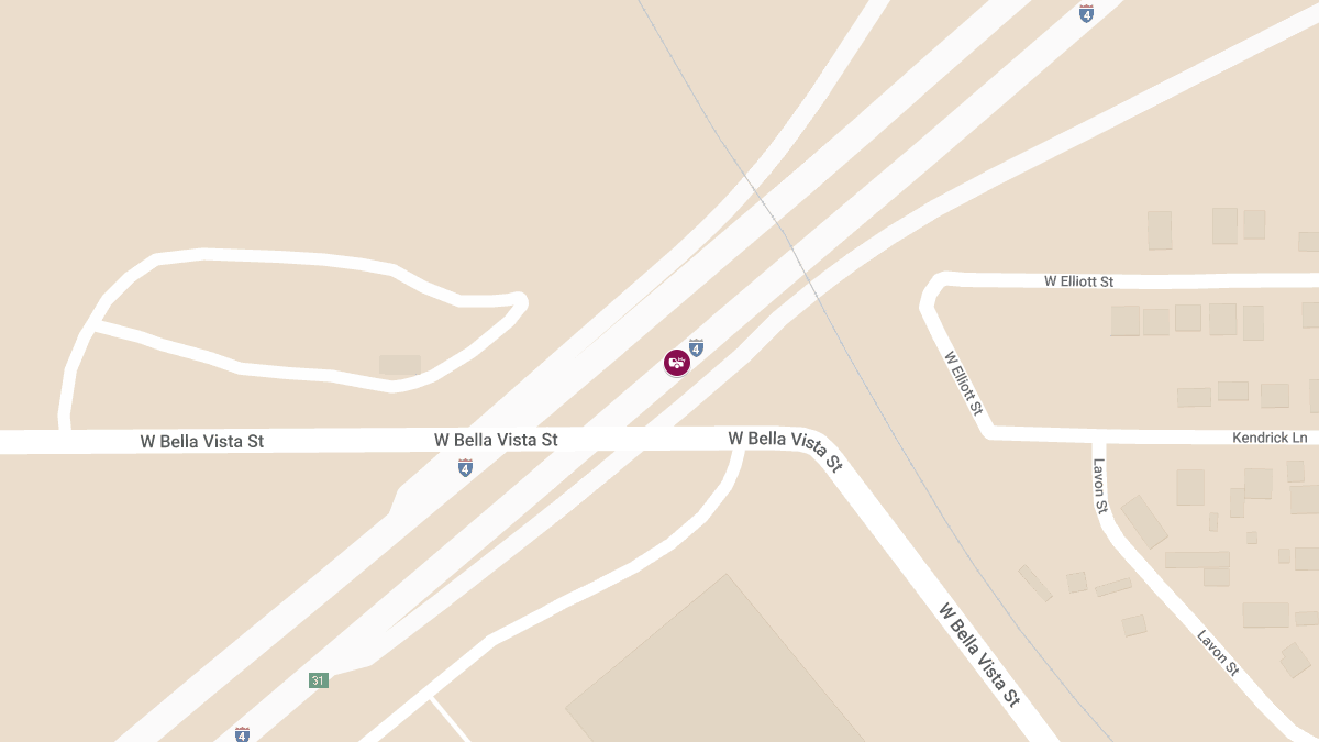 Injuries Reported in Crash on I-4 WB at MM140