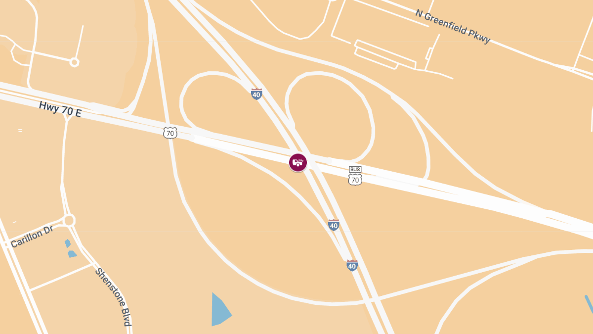 Injuries Reported in Crash on I-40 EB at US 70 Hwy E