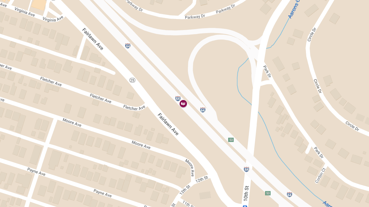 Injuries Reported in Crash on I-64 West Near Institute Exit
