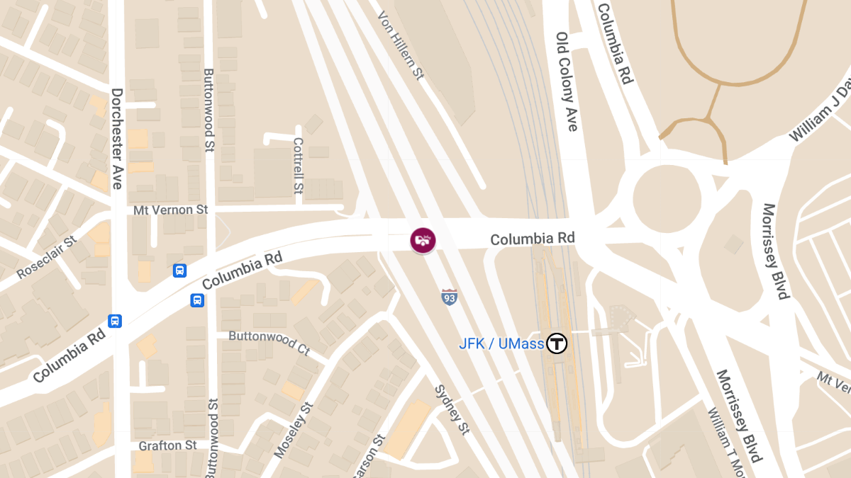 Injuries Reported in Crash on I-93 South at Columbia Rd