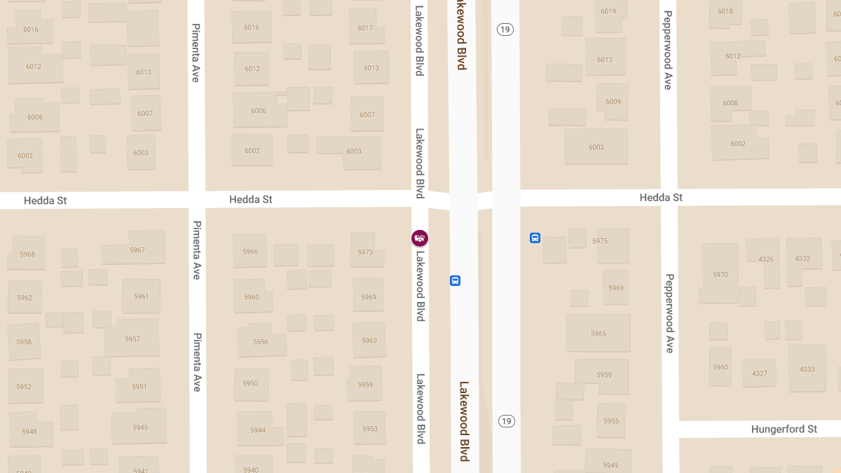 Injuries Reported in Crash on Lakewood Blvd