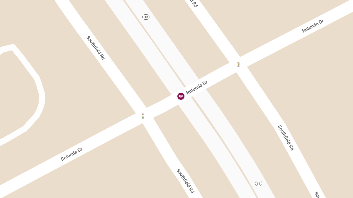 Injuries Reported in Crash on M-39 at Rotunda Dr