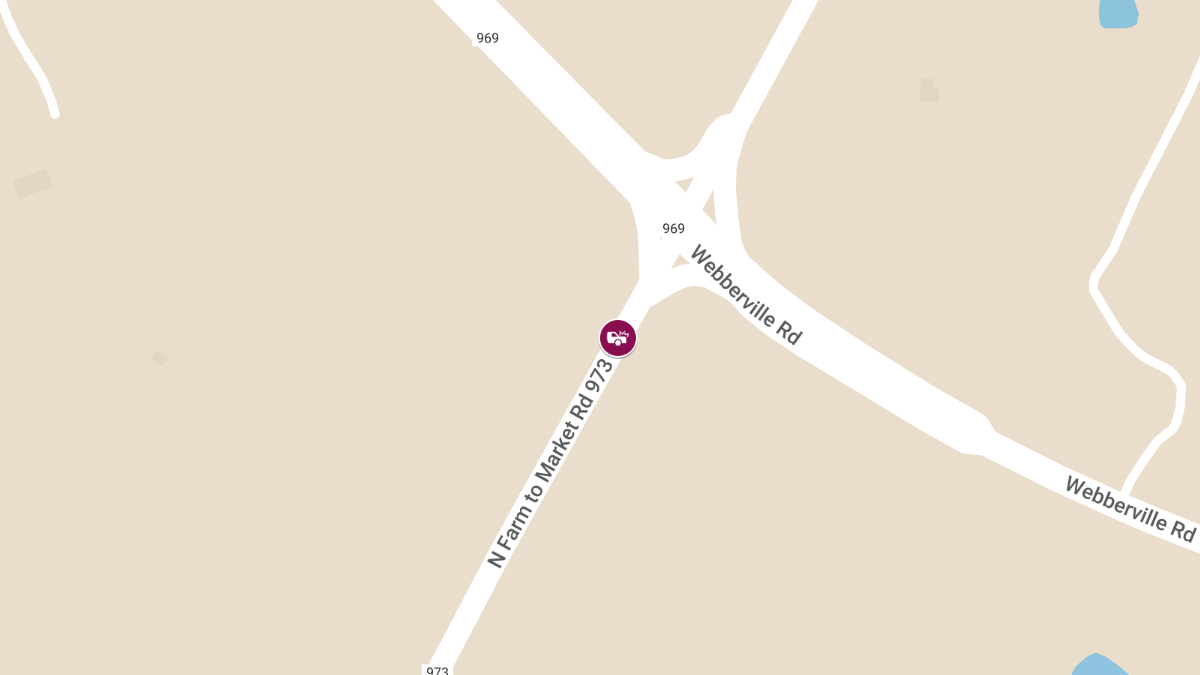 Injuries Reported in Crash on N FM 973 Rd