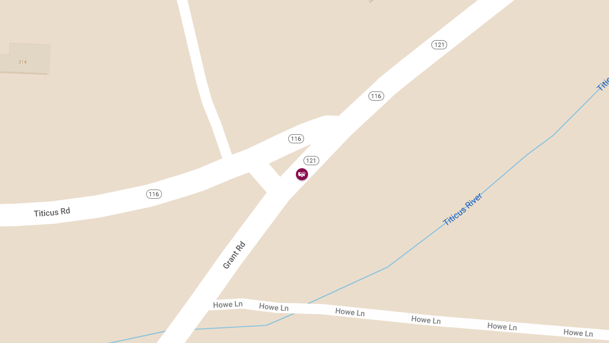 Injuries Reported in Crash on NY 121 at June Rd & NY 124