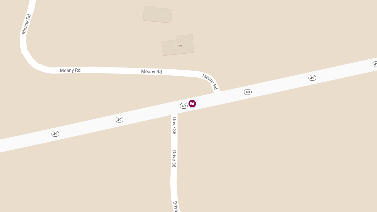 Injuries Reported in Crash on Route 49