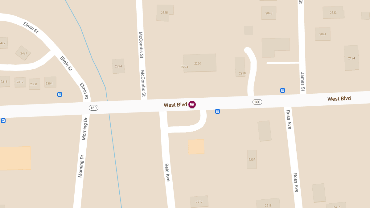 Injuries Reported in Crash on West Blvd