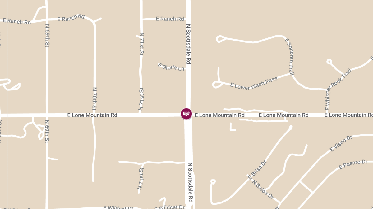 Injuries Reported in Crash with Extrication at Lone Mountain Rd & Scottsdale Rd