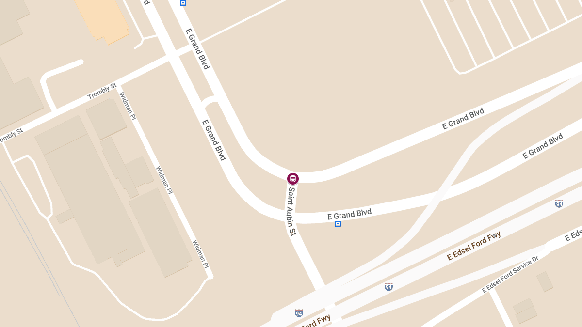 Injuries Reported in D-DOT Bus Crash at E Grand Blvd & Saint Aubin St