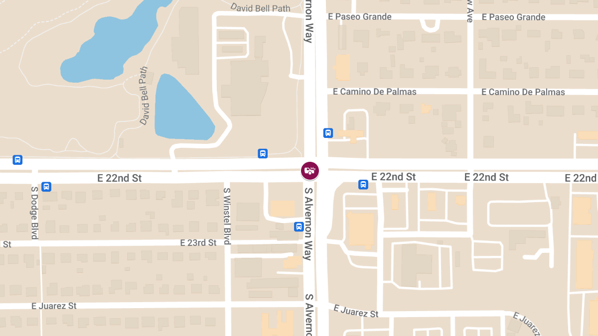 Injuries Reported in Hit-and-Run Crash at E 22nd St & S Alvernon Way