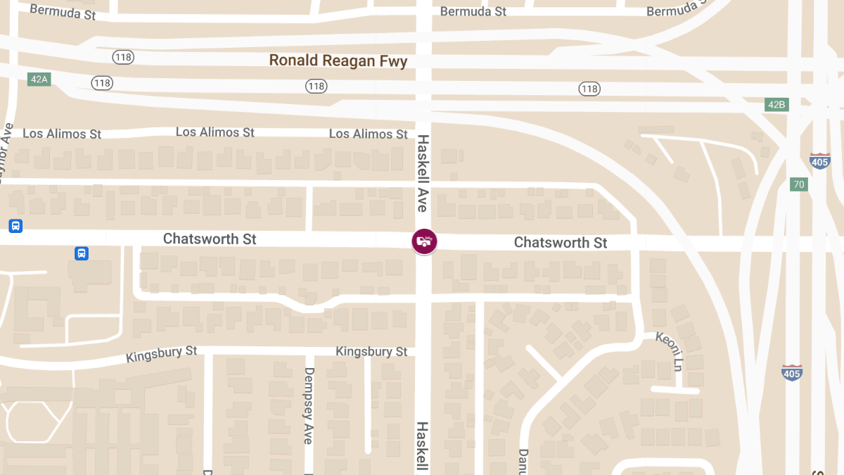 Injuries Reported in Hit-and-Run at Haskell Ave & Chatsworth St