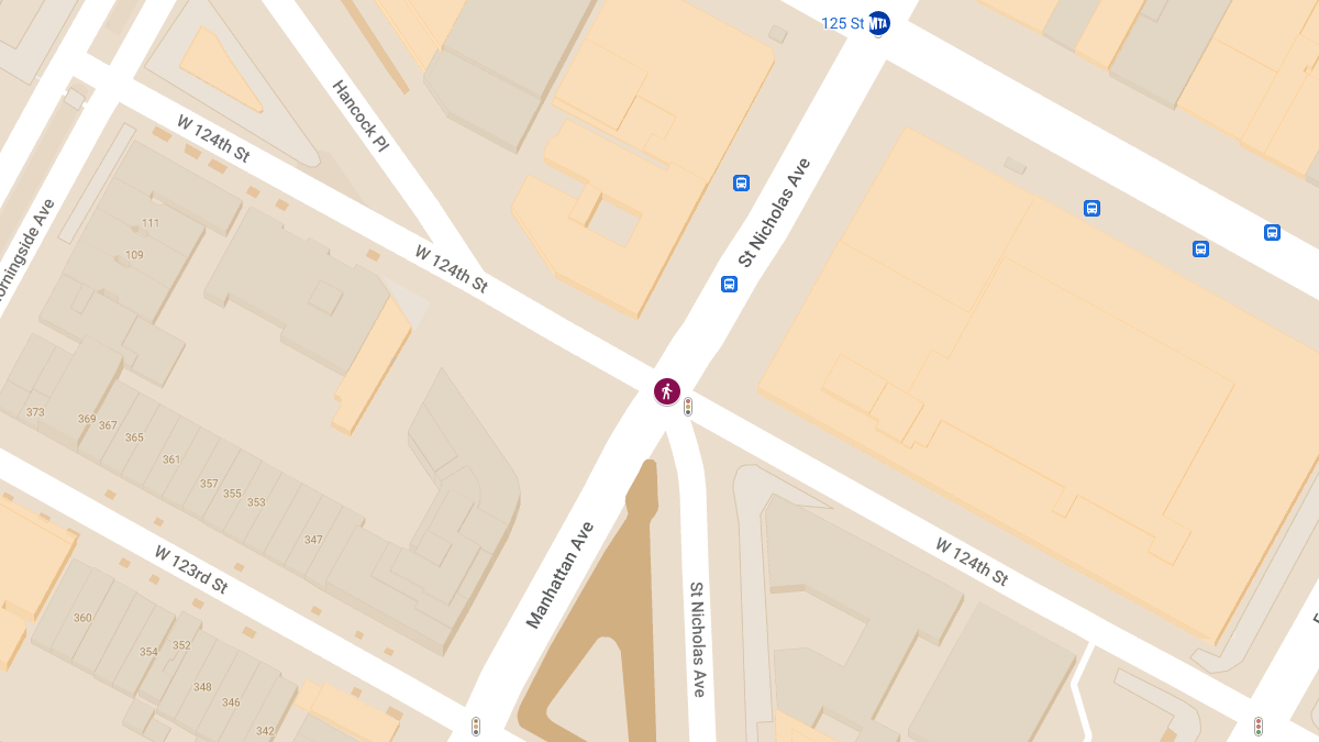 Injuries Reported in Hit-and-Run at W 124th St & Saint Nicholas Ave