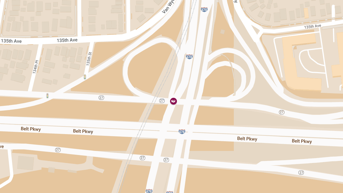 Injuries Reported in Hwy Collision on Van Wyck Expy S & N Conduit Ave